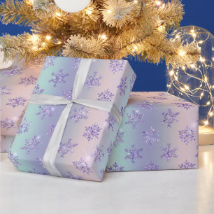 Christmas Iridescent Glamour Luxury Wrapping Paper