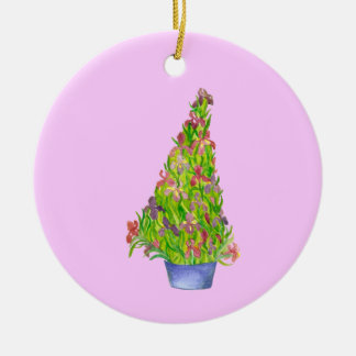 Christmas iris Art Ornament