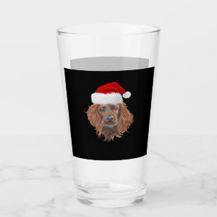 Christmas Irish Setter Classic T-Shirt Glass