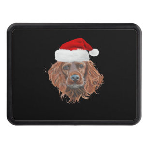 Christmas Irish Setter Classic T-Shirt Hitch Cover