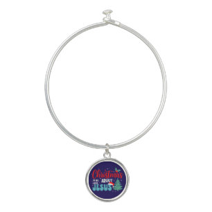 Christmas Is All About Jesus-43687 Bangle Bracelet
