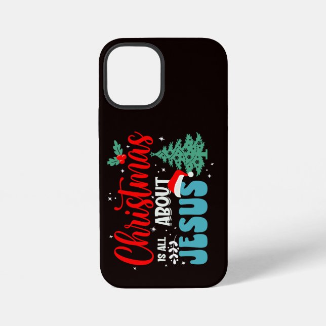 Christmas Is All About Jesus-43687 iPhone Case (Back)