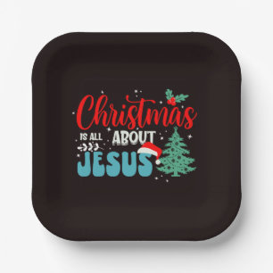 Christmas Is All About Jesus-43687 Paper Plates