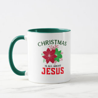 Christmas Is All About Jesus Mug