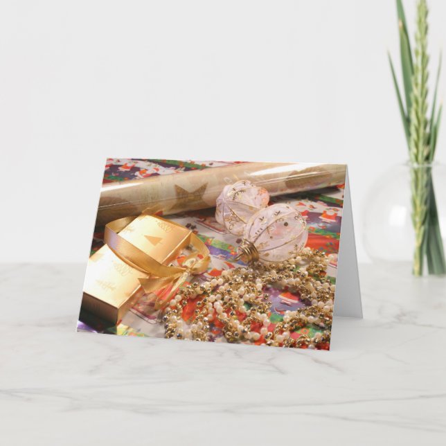 Christmas is all wrapped up! holiday card (Front)