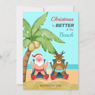 Christmas is better at the Beach Holiday Card