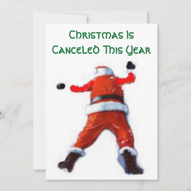 Christmas Is Canceled Card (Front)