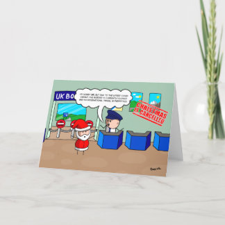 Christmas is Canceled - Santa stuck in lockdown! Holiday Card