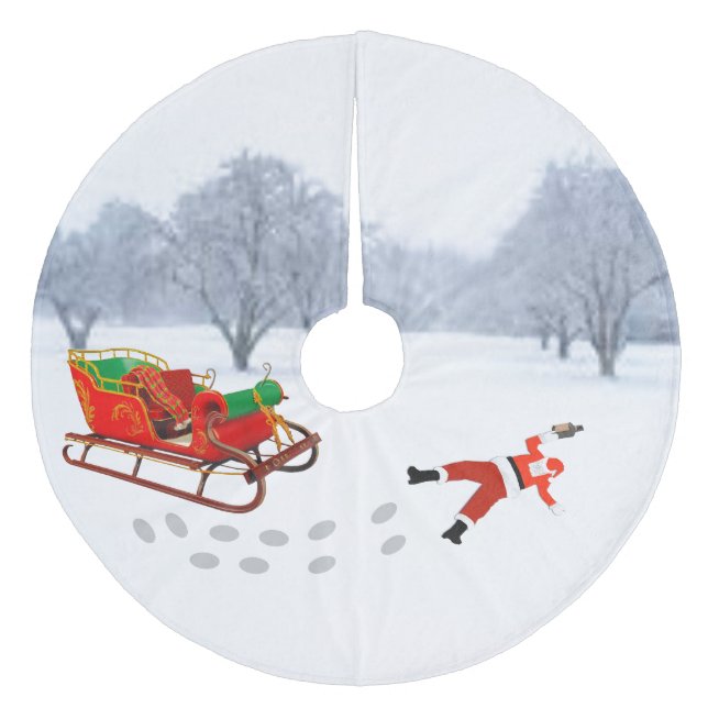 Christmas is Canceled Tree Skirt (Front)