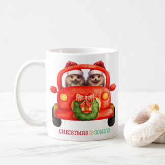 Christmas is Coming - Hedgehogs - Coffee Mug