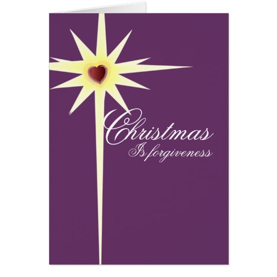Christmas is Forgiveness-customize - Customized Card