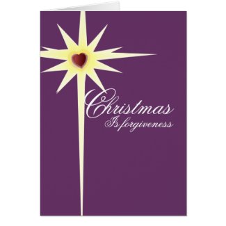 Christmas is Forgiveness-customize - Customized Greeting Card