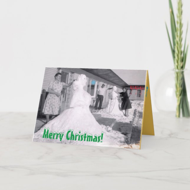 Christmas is fun for everyone holiday card (Front)