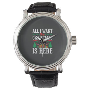 Christmas Is Here Holiday Tree Gift Watch