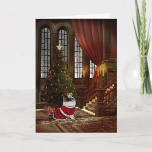 Christmas is Here! Sheltie Holiday Card