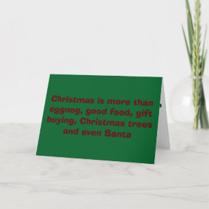 CHRISTMAS IS ME/YOU CELEBRATING UNDER MISTLETOE HOLIDAY CARD