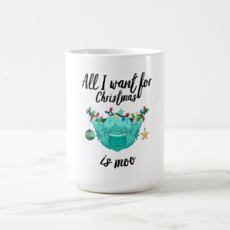 Christmas is moo coffee mug