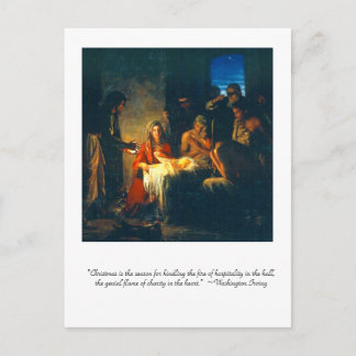 "Christmas is the season" Holiday Postcard