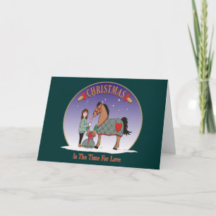 Christmas Is The Time For Love Holiday Card