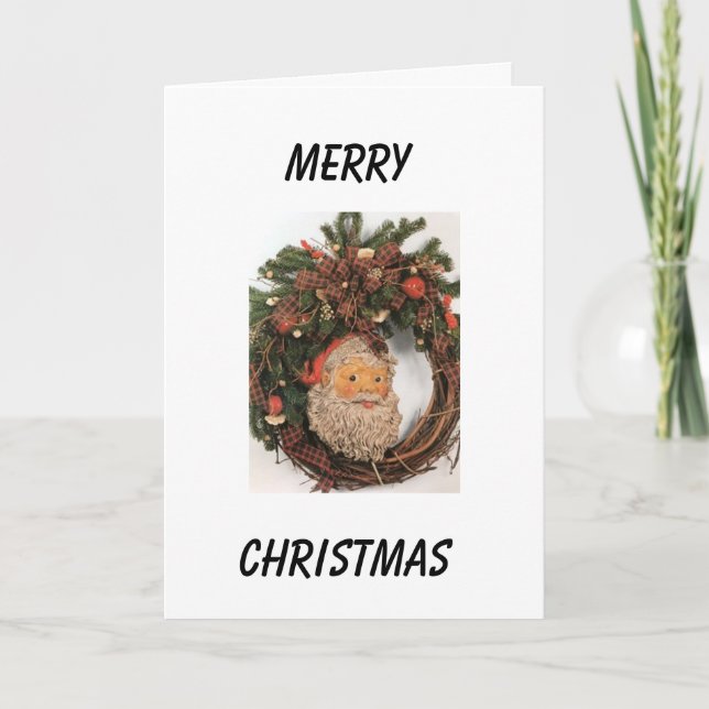 CHRISTMAS IS TIME TO THINK OF "YOU" CARD (Front)