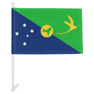 Christmas Island Car Flag