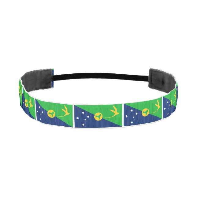 Christmas Island Flag Athletic Headband (Front)