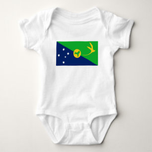Christmas Island Flag Baby Bodysuit