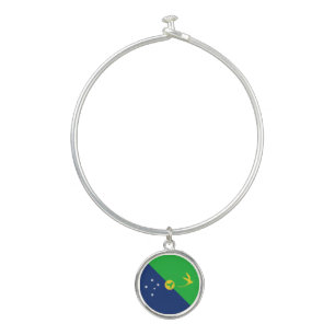 Christmas Island Flag Bangle Bracelet