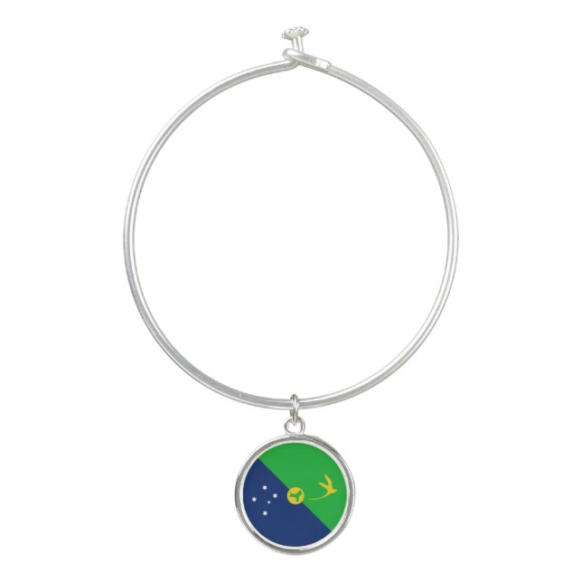 Christmas Island Flag Bangle Bracelet (Front)