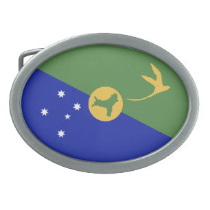 Christmas Island flag Belt Buckle