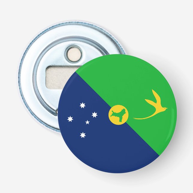 Christmas Island Flag Bottle Opener (Front)