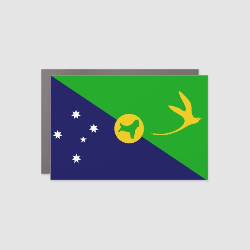 Christmas Island Flag Car Magnet