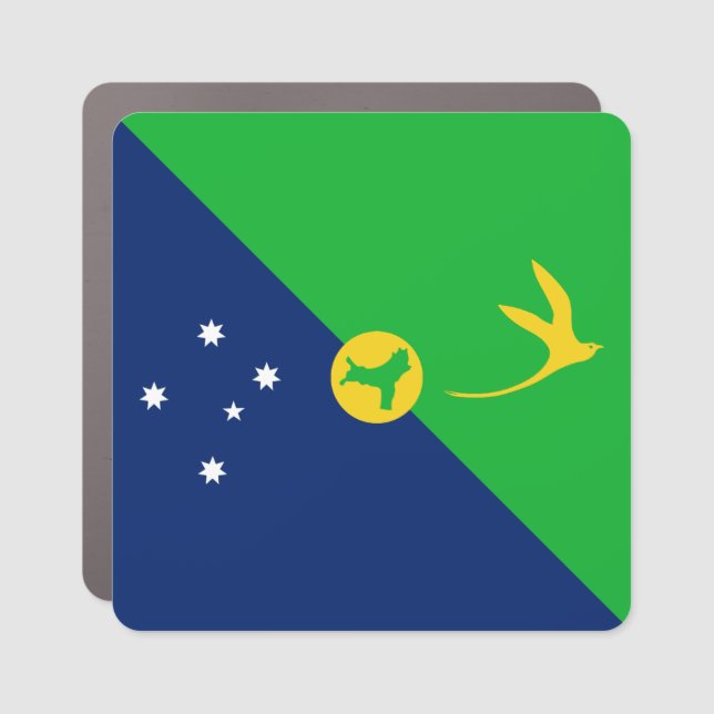 Christmas Island Flag Car Magnet (Front)