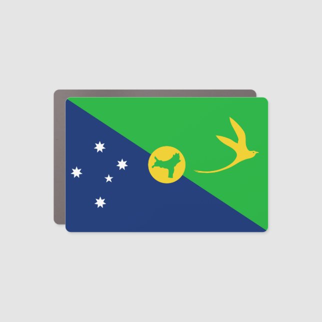Christmas Island Flag Car Magnet (Front)