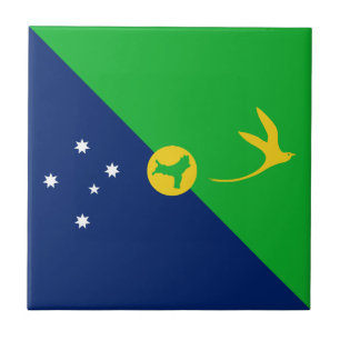 Christmas Island Flag Ceramic Tile