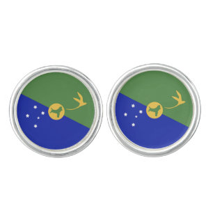 Christmas Island flag Cufflinks