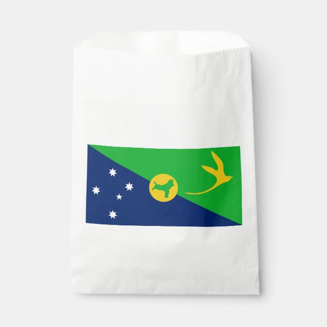 Christmas Island Flag Favor Bag (Front)