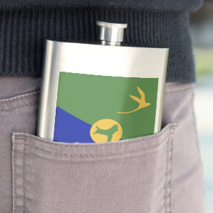 Christmas Island flag Flask