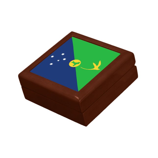 Christmas Island Flag Gift Box (Side)