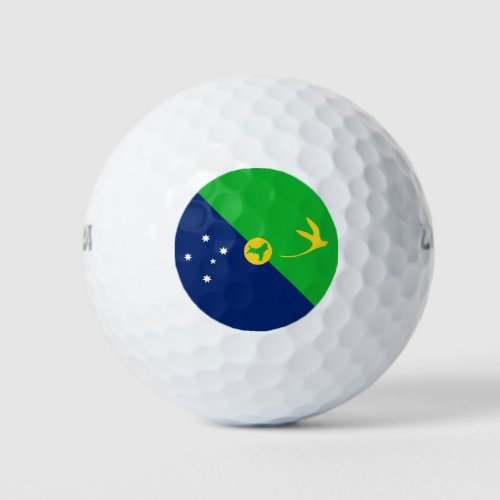 Christmas Island Flag Golf Balls