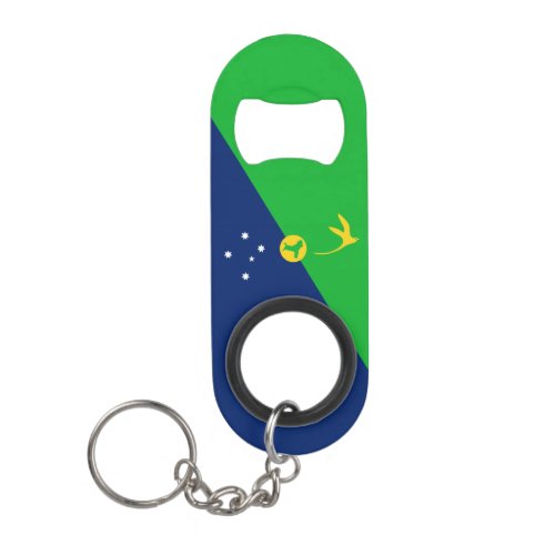 Christmas Island Flag Keychain Bottle Opener