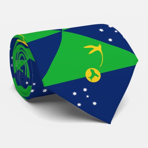 Christmas Island Flag Neck Tie