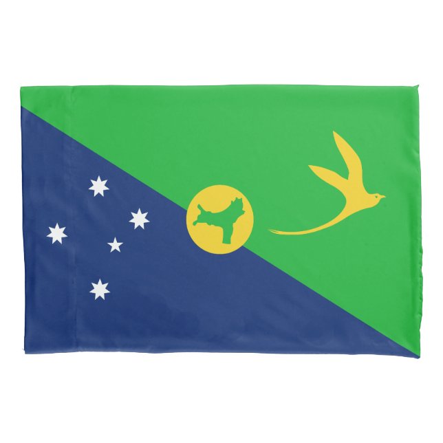 Christmas Island Flag Pillow Case (Front)