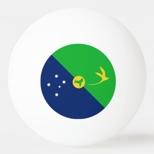 Christmas Island Flag Ping Pong Ball