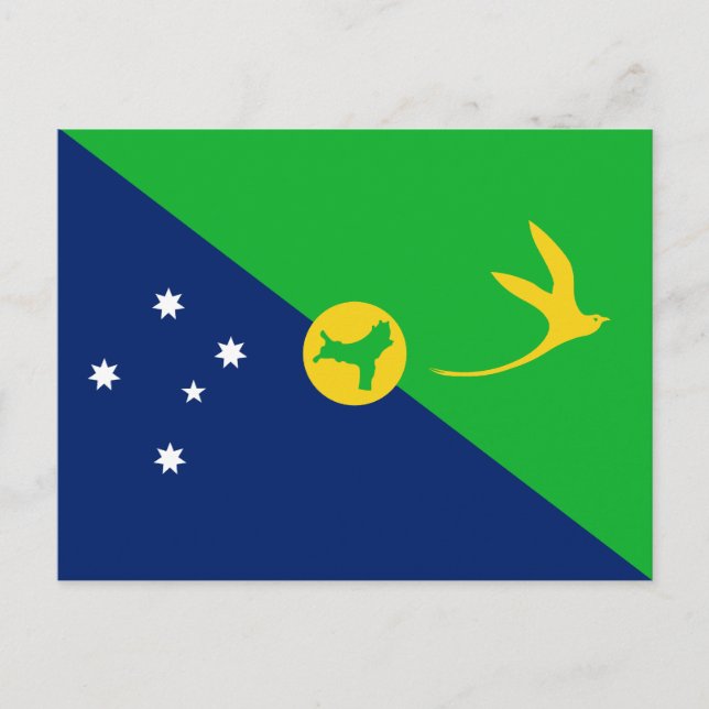 Christmas Island Flag Postcard (Front)