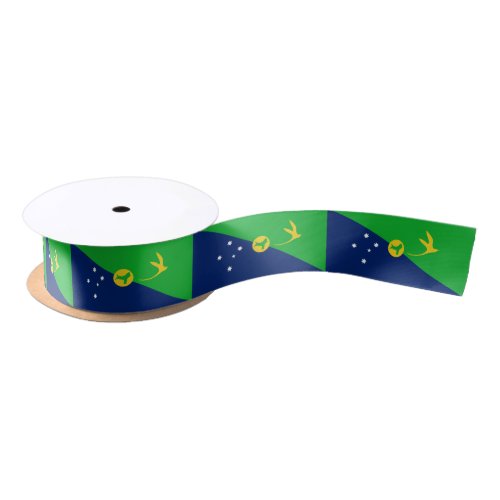 Christmas Island Flag Satin Ribbon