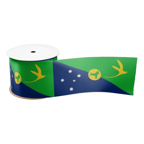 Christmas Island Flag Satin Ribbon