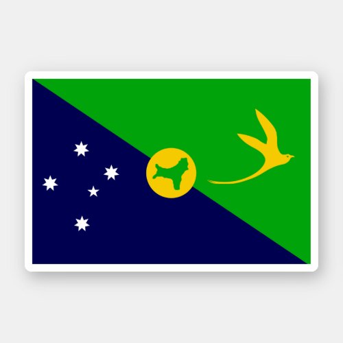 Christmas Island Flag Sticker