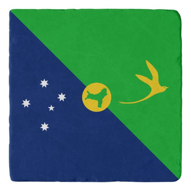Christmas Island Flag Trivet (Front)