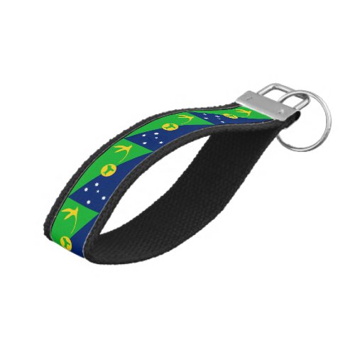 Christmas Island Flag Wrist Keychain